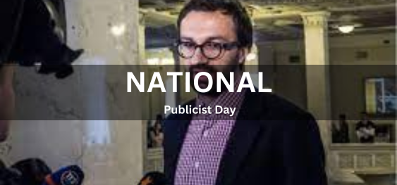 National Publicist Day [राष्ट्रीय प्रचारक दिवस]